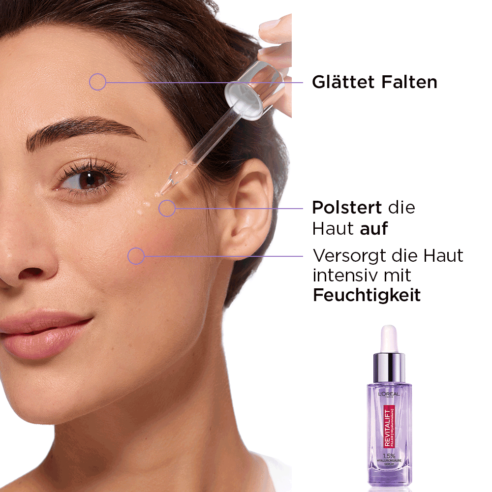 Bild: L'ORÉAL PARIS Revitalift Filler + Hyaluronsäure anti Falten Serum