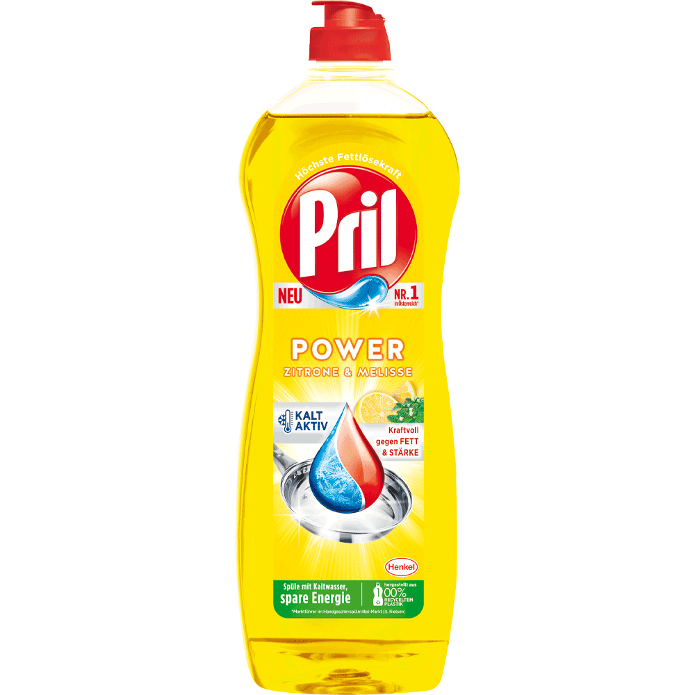Bild: Pril Power Lemon & Melisse Geschirrspülmittel