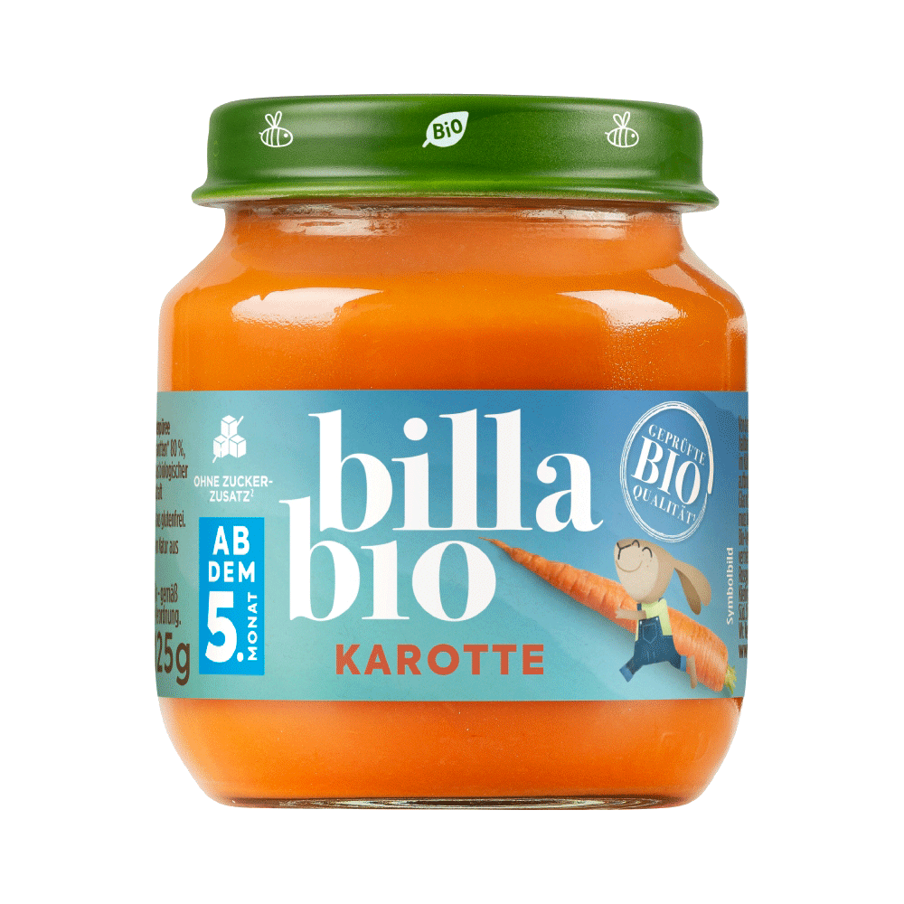 Bild: Billa Bio Gläschen Karotte