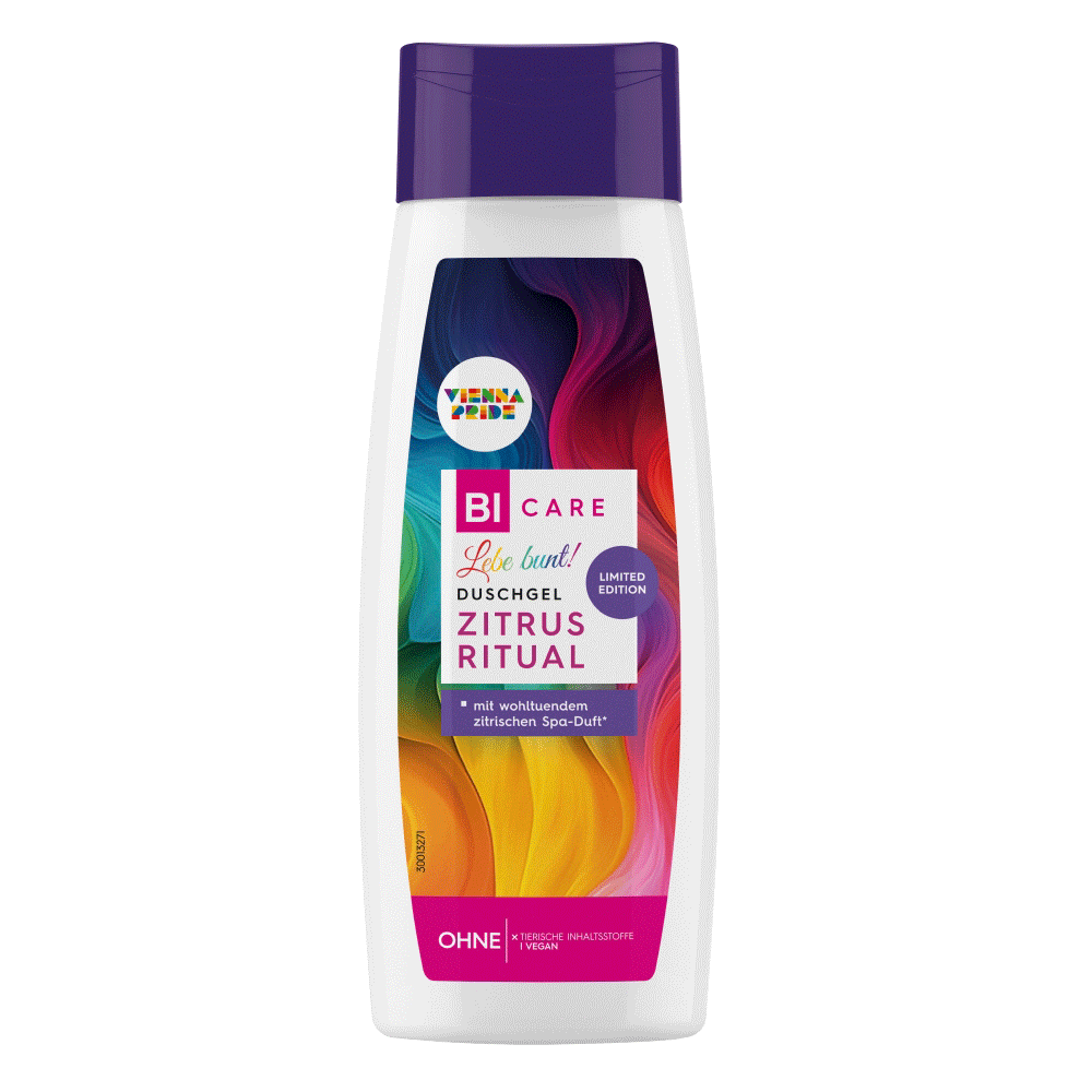 Bild: BI CARE Duschgel Pride Edition