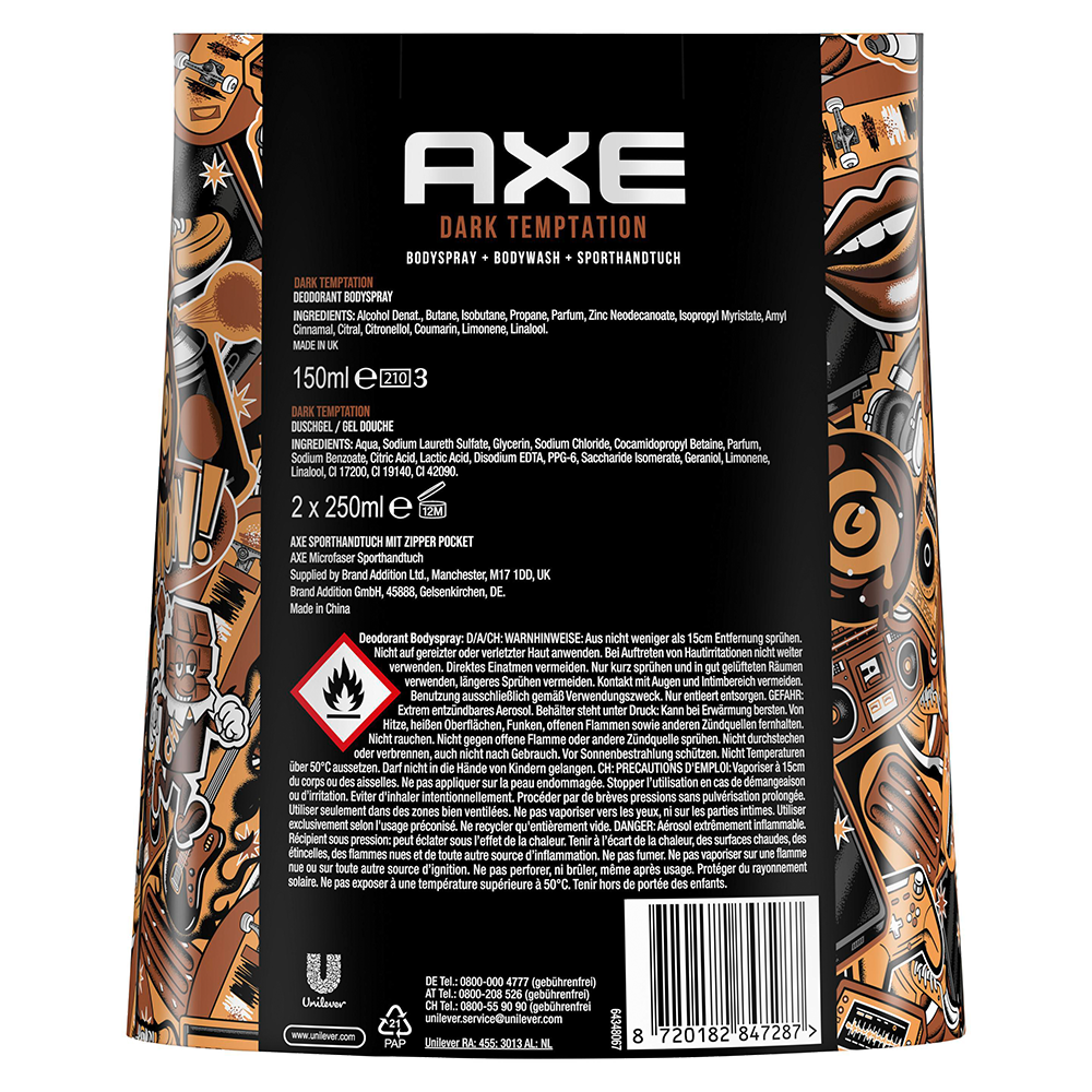Bild: AXE Geschenkset Dark Temptation
