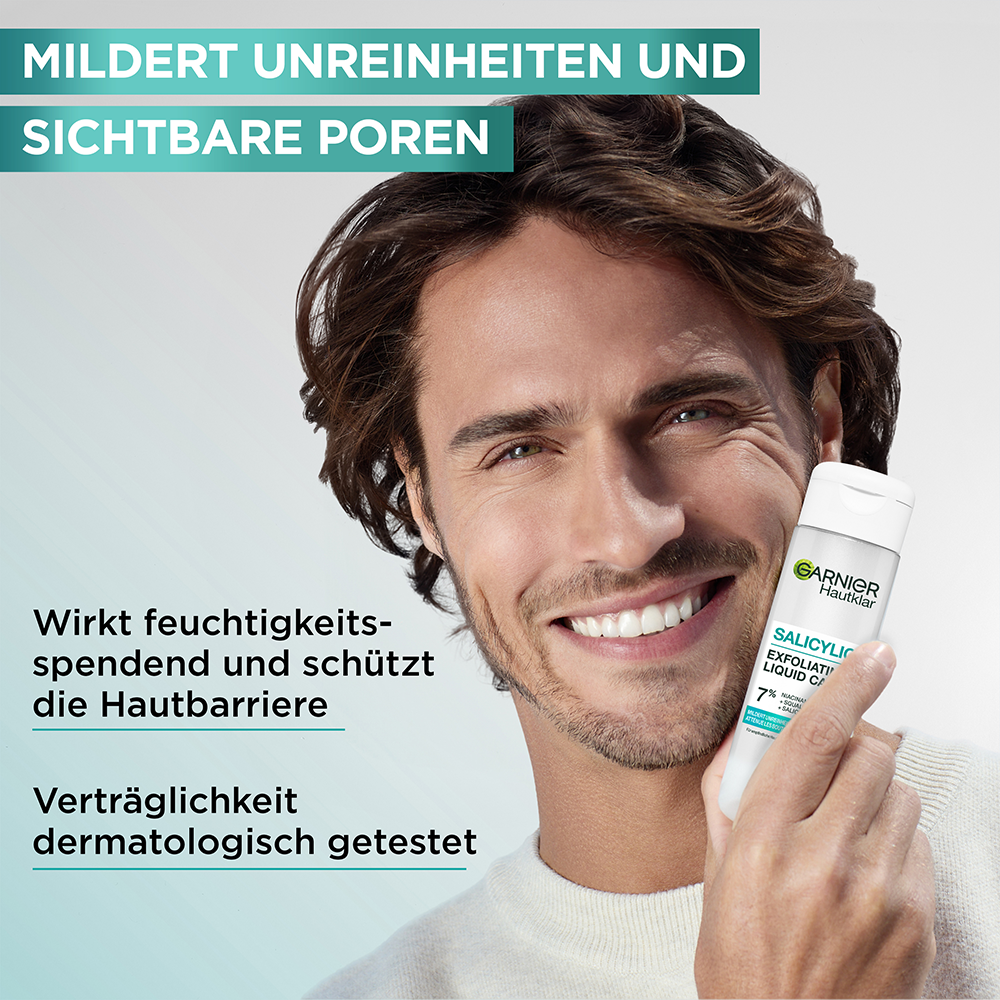 Bild: GARNIER Salicylic Exfoliating Liquid Care 