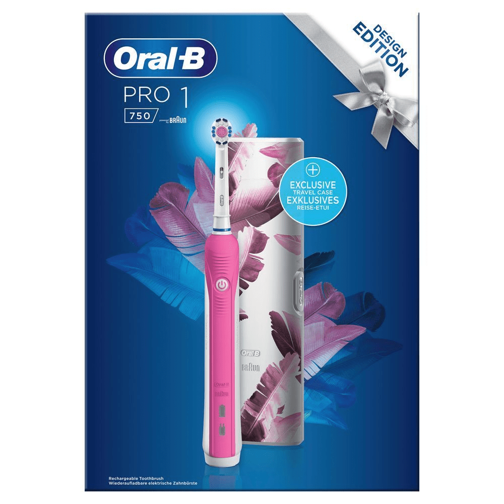 Bild: Oral-B Pro 1 750 Elektrische Zahnbürste, Rosa 