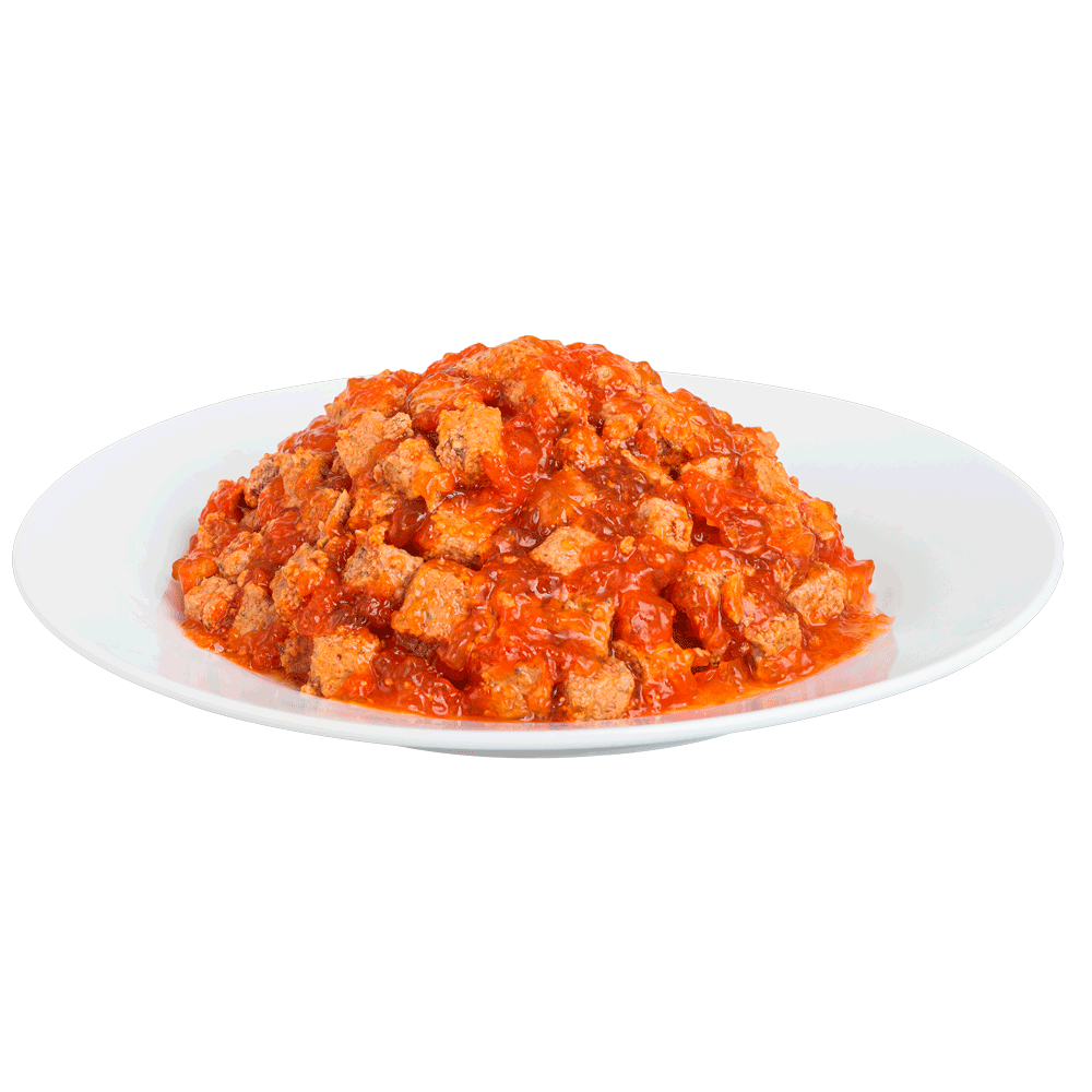 Bild: ZooRoyal Delikate Stückchen mit Seelachs in Tomatengelee 