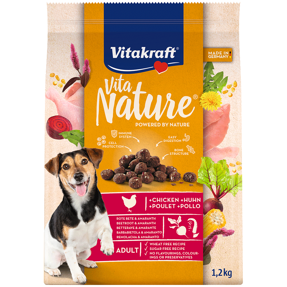 Bild: Vitakraft Vita Nature Hundefutter mit Huhn