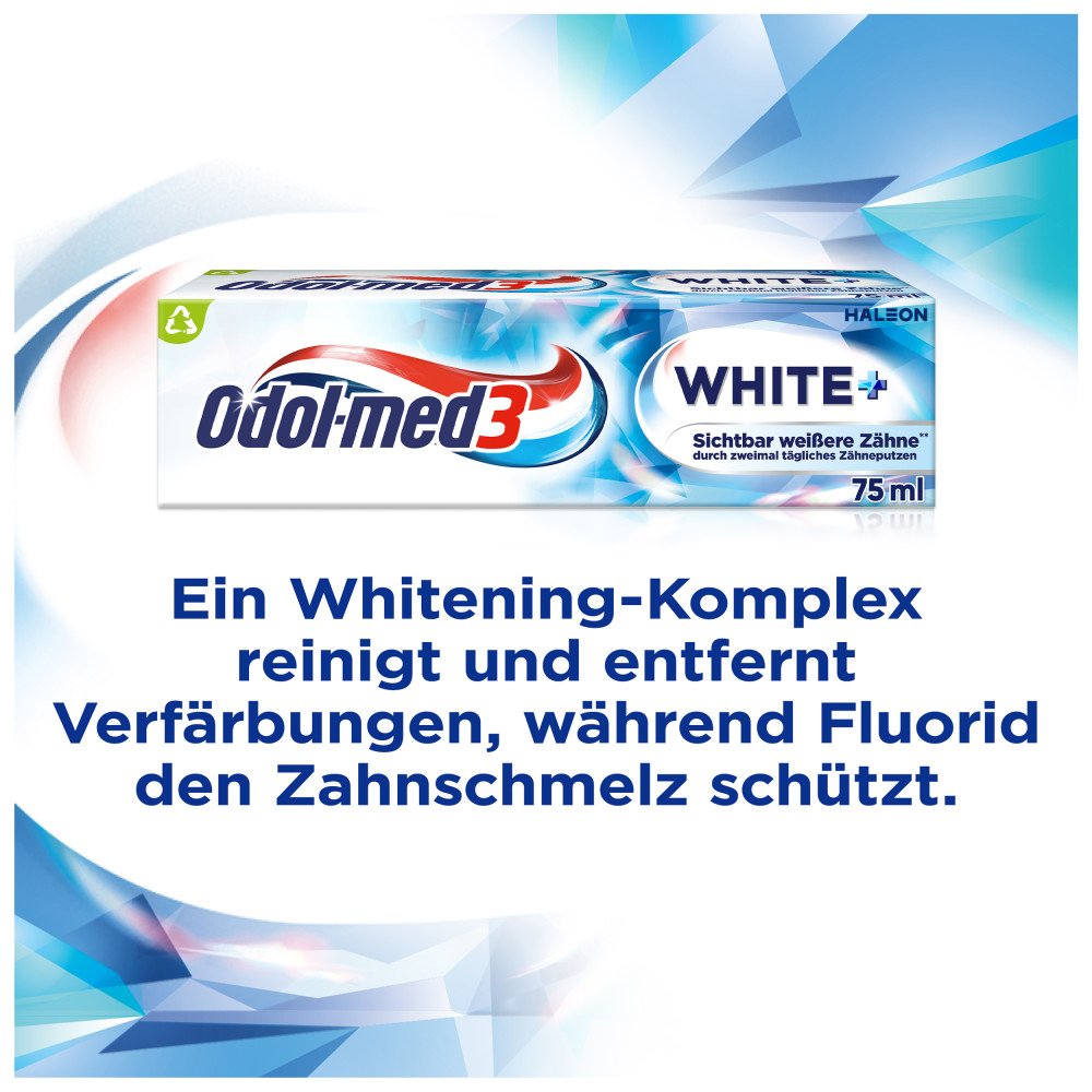 Bild: Odol-med3 White+ Zahnpasta