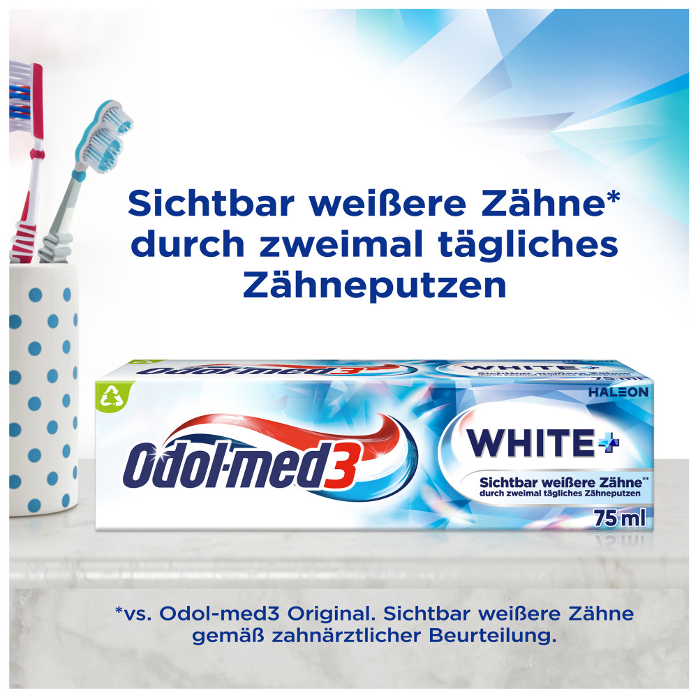 Bild: Odol-med3 White+ Zahnpasta