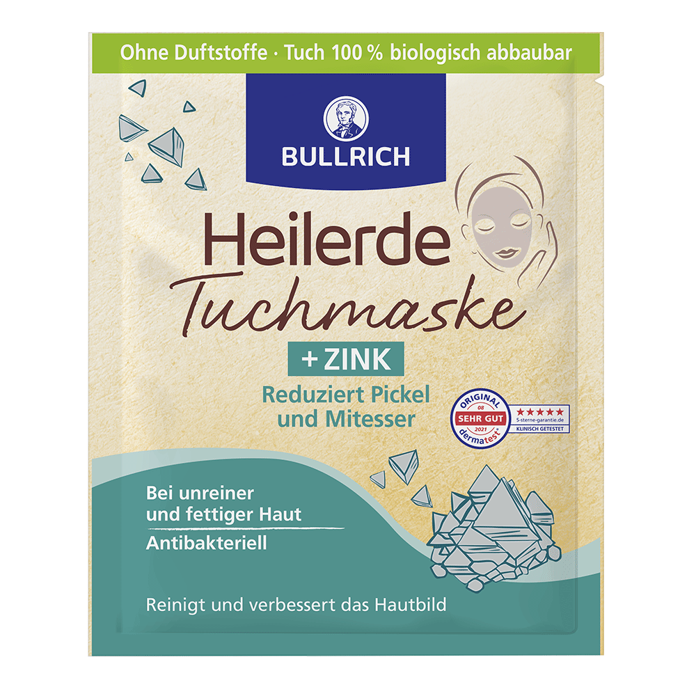 Bild: Bullrich Heilerde Tuchmaske+Zink