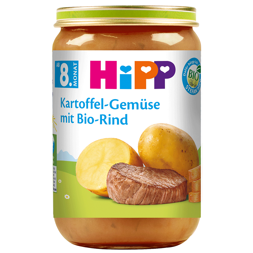 Bild: HiPP Kartoffel Gemüse mit Bio Rind