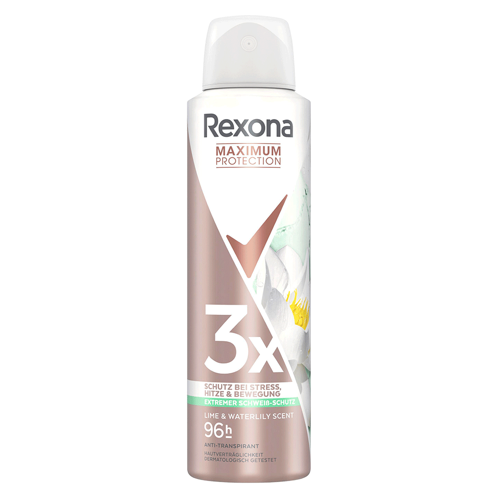 Bild: Rexona Maximum Protection Deo Spray Lime & Waterlily