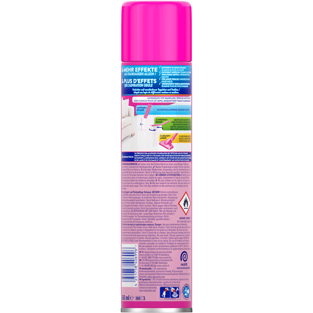 Bild: Vanish 3in1 Teppich- & Polsterpflege