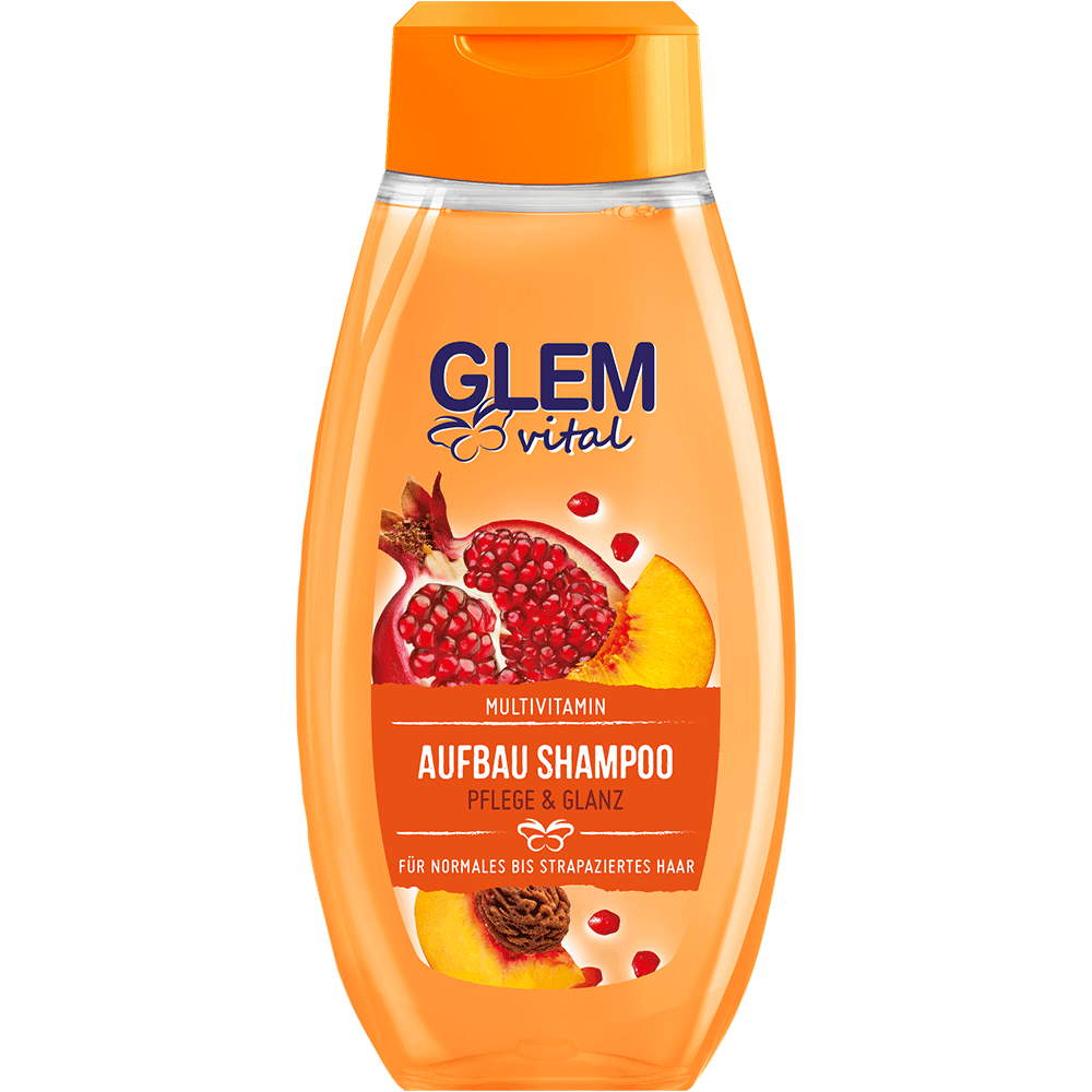 Bild: GlemVital Aufbau Shampoo Pflege und Glanz Multivitamin