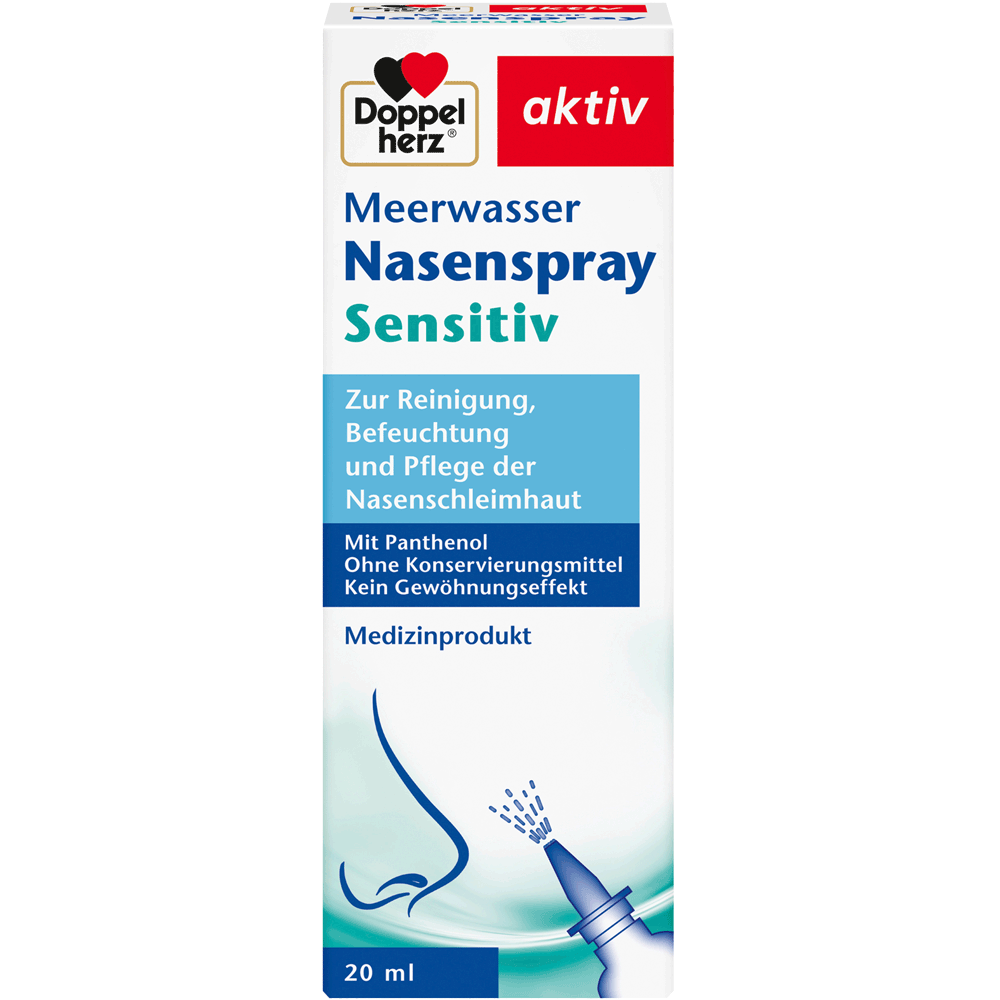 Bild: DOPPELHERZ Meerwasser Nasenspray Sensitiv
