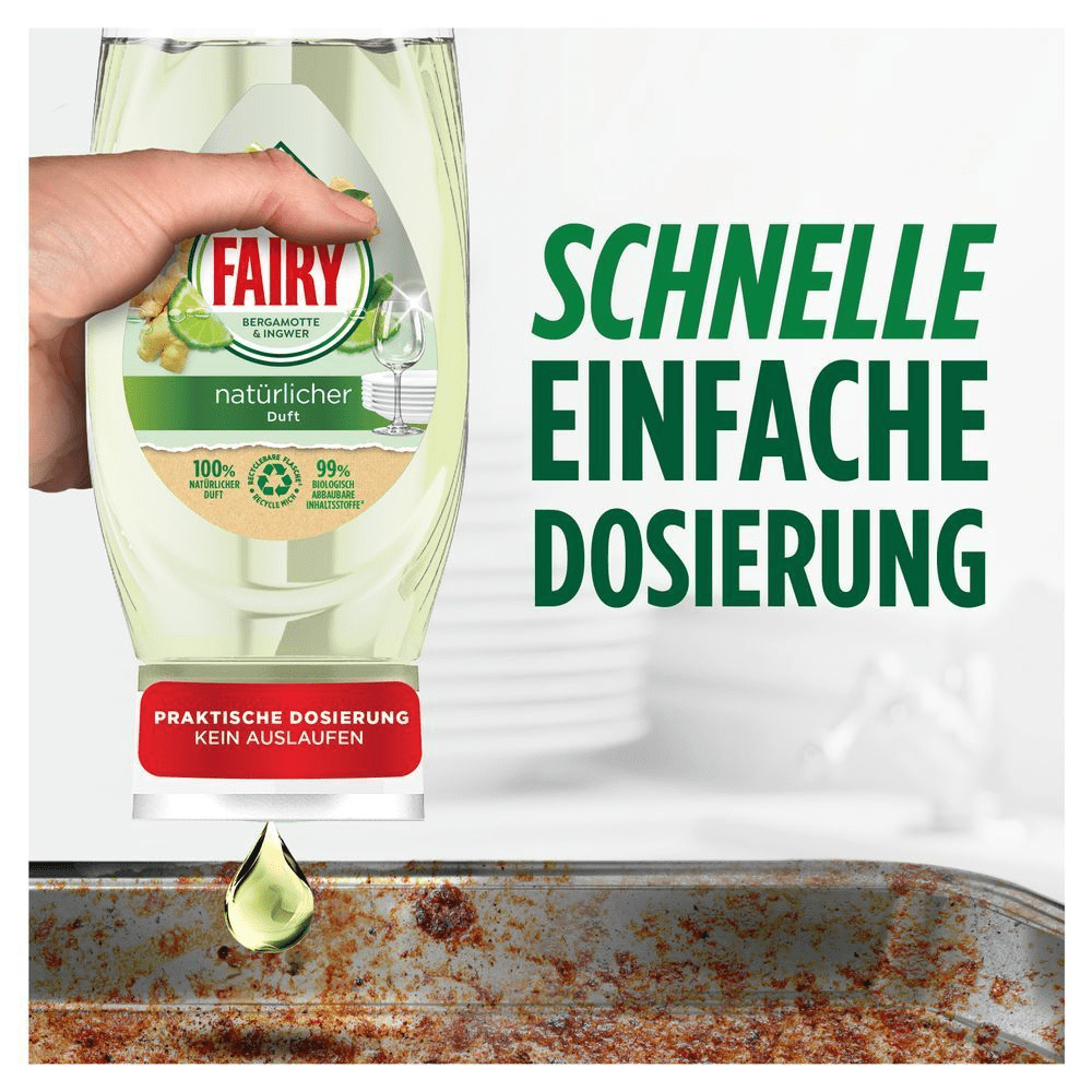 Bild: FAIRY Handspülmittel Max Power Naturals Bergamotte Ingwer