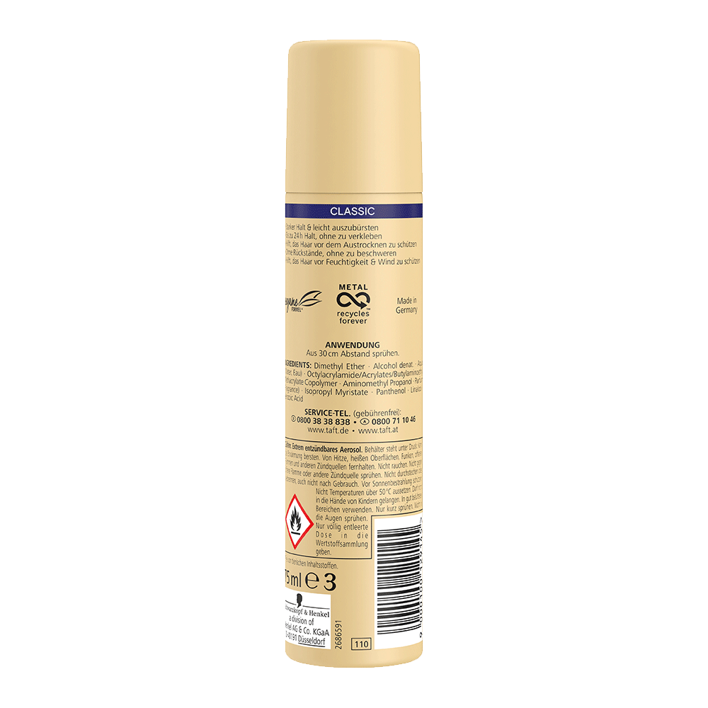 Bild: Schwarzkopf taft Haarspray starker Halt Mini