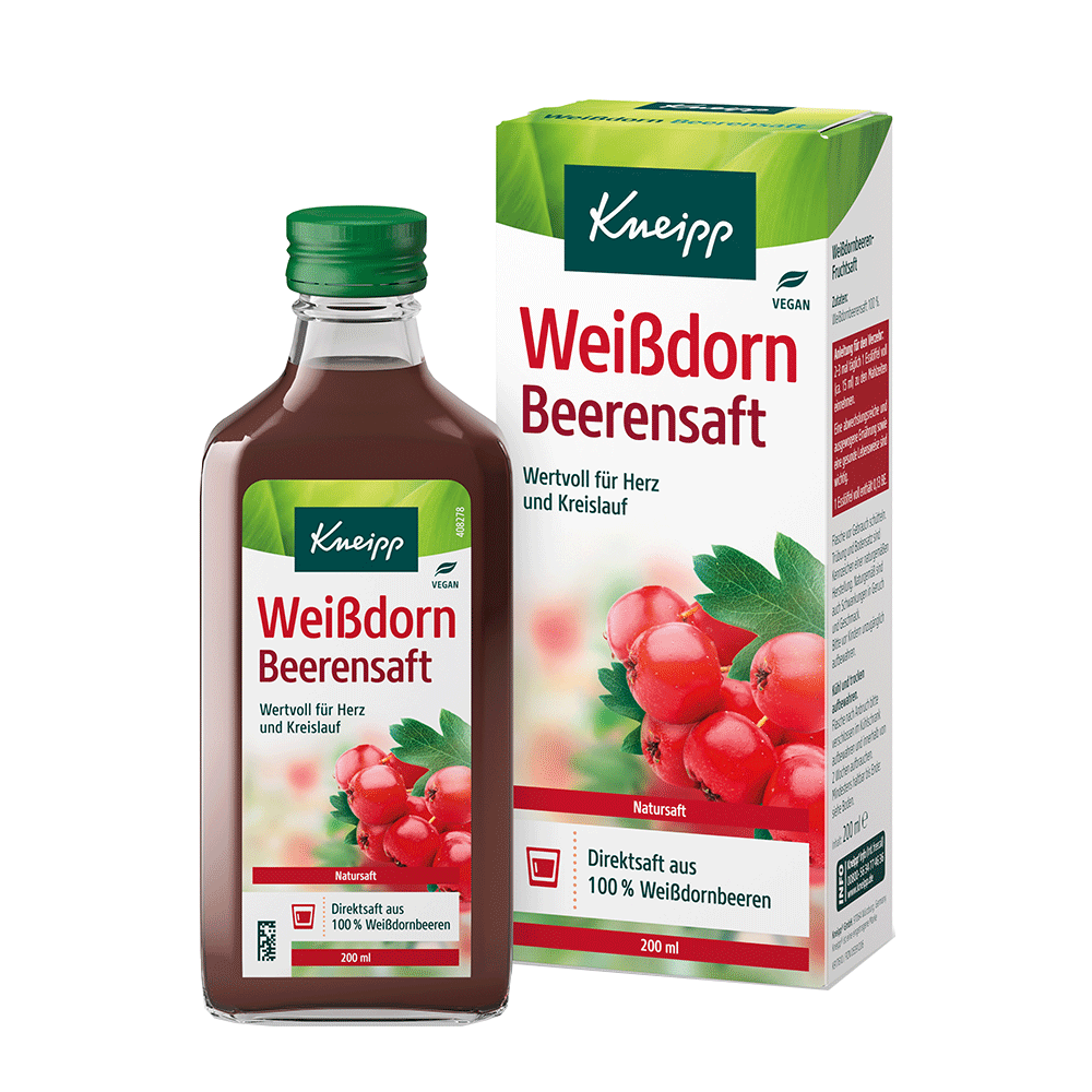 Bild: Kneipp Weissdorn Beerensaft