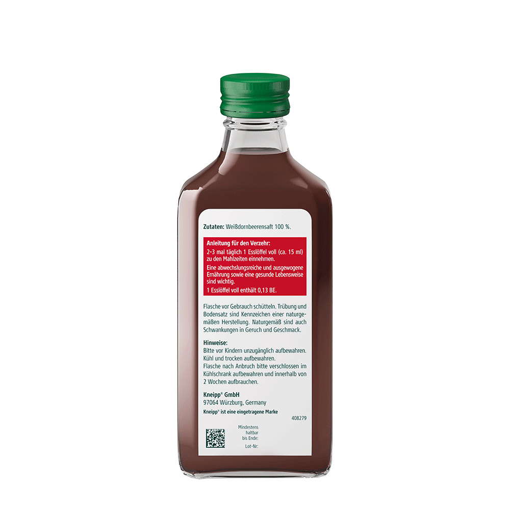 Bild: Kneipp Weissdorn Beerensaft