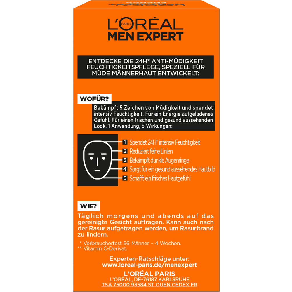 Bild: L'ORÉAL PARIS MEN EXPERT Hydra Energy Feuchtigkeitspflege