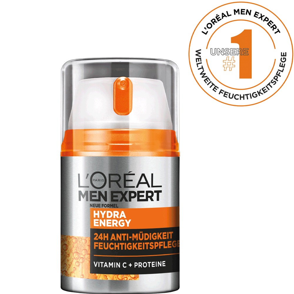 Bild: L'ORÉAL PARIS MEN EXPERT Hydra Energy Feuchtigkeitspflege