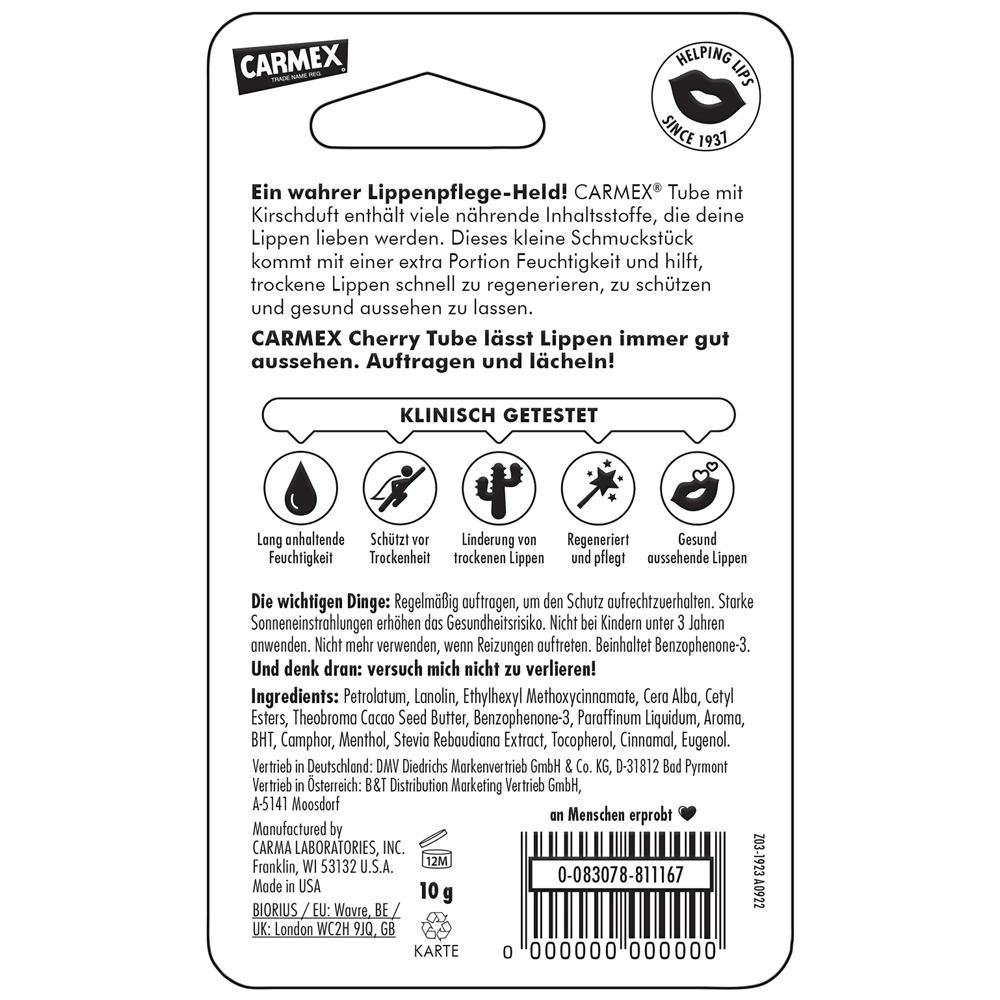 Bild: CARMEX Lip Balm Cherry