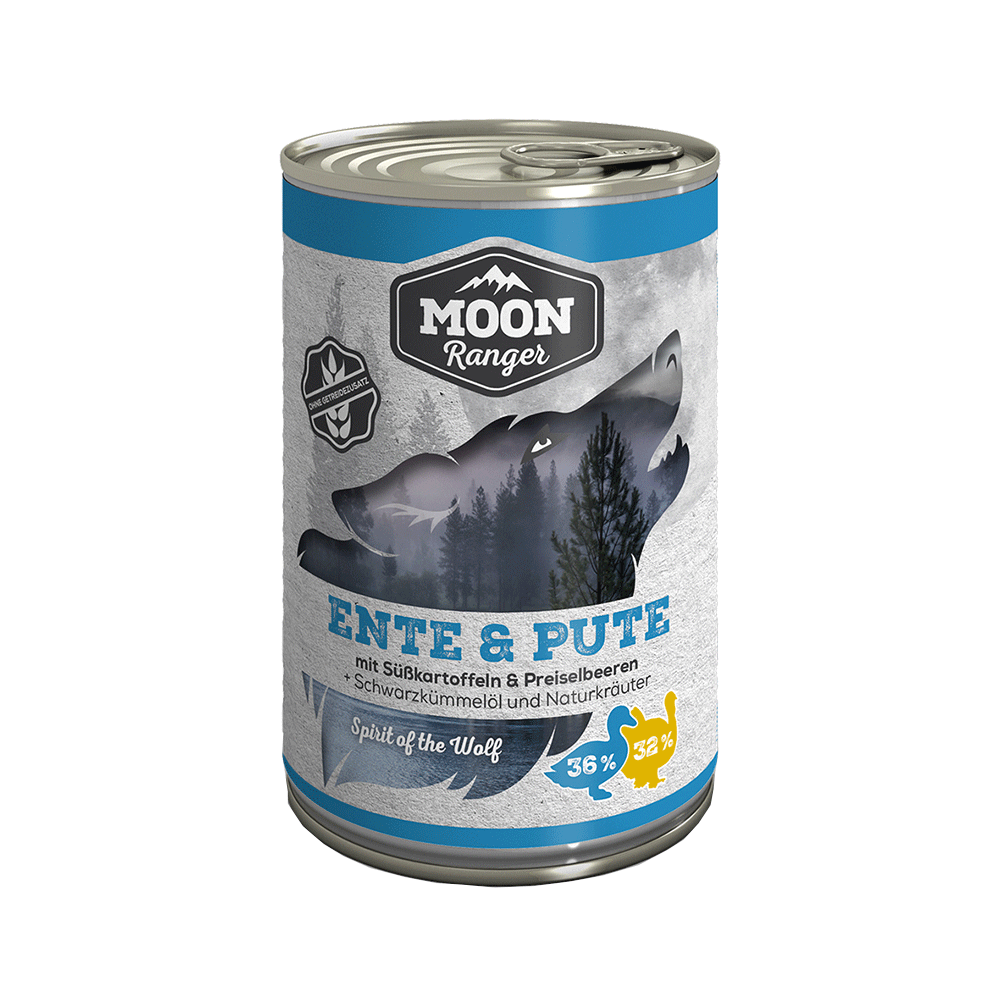 Bild: Moon Ranger Ente und Pute mit Süßkartoffeln und Preiselbeeren