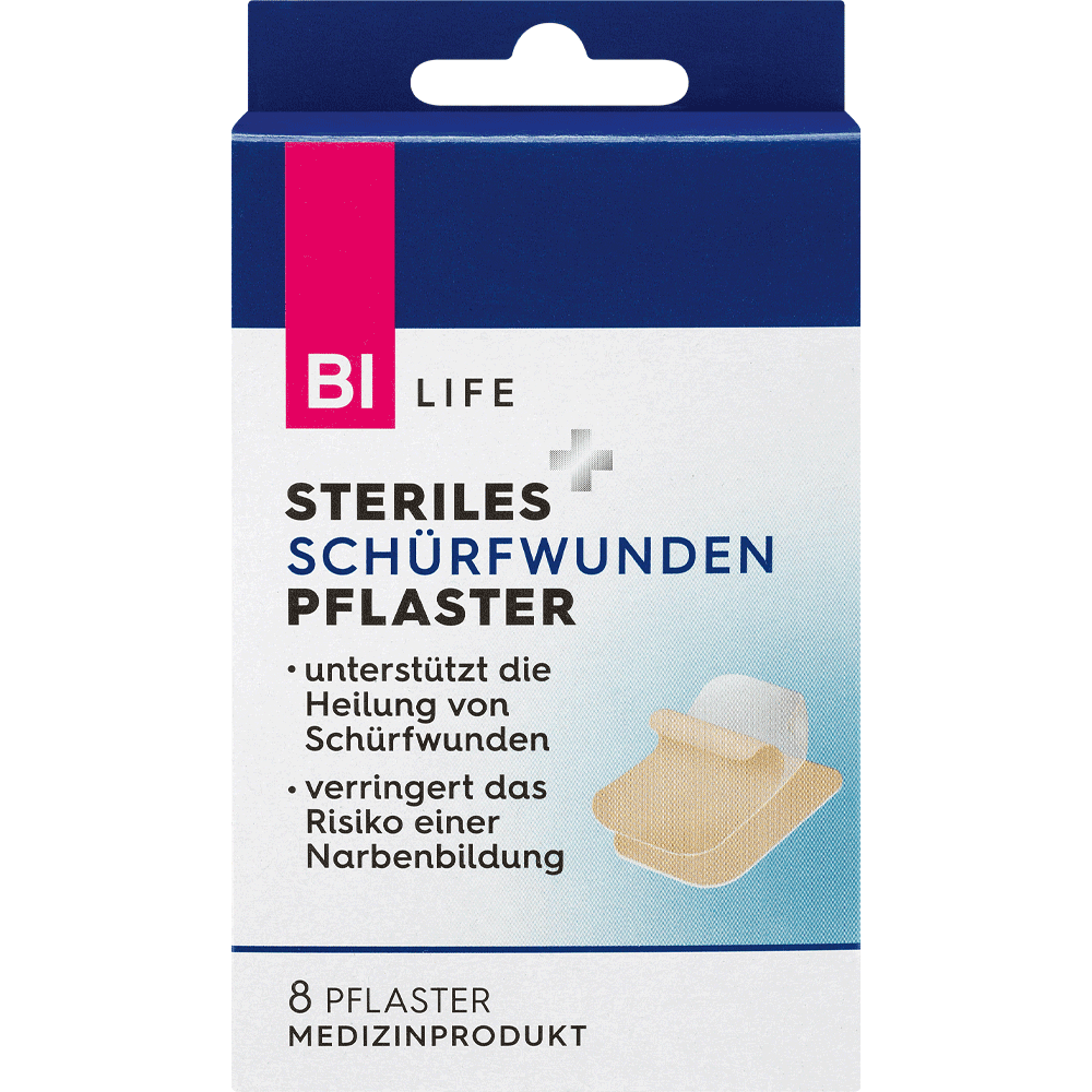 Bild: BI LIFE Steriles Schürfwunden Pflaster