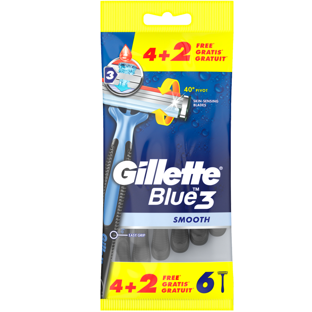 Bild: Gillette Blue3 Smooth Einwegrasierer