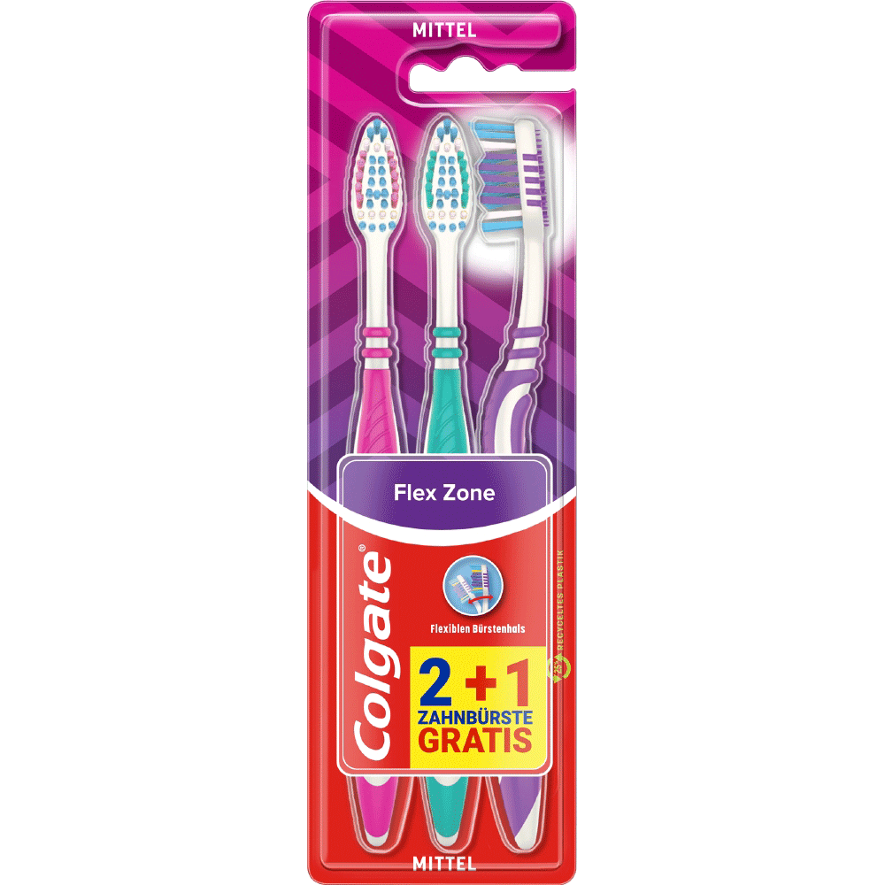 Bild: Colgate Flex Zone 2+1 Gratis Zahnbürste