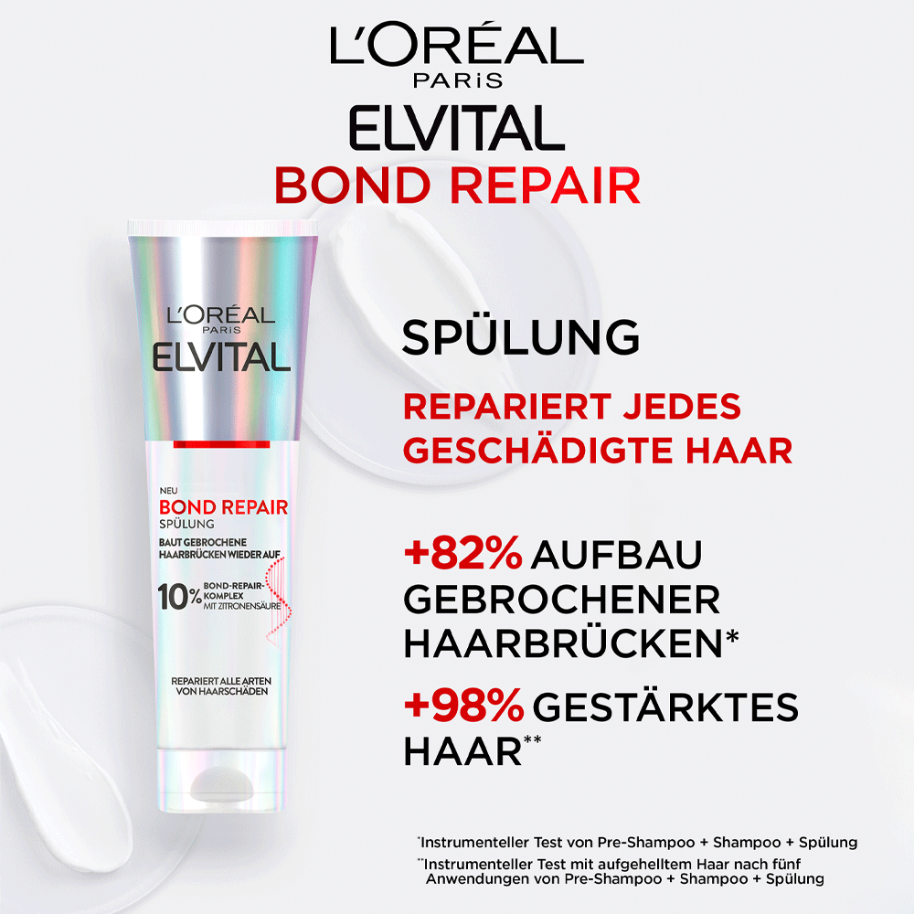 Bild: L'ORÉAL PARIS ELVITAL Bond Repair Spülung