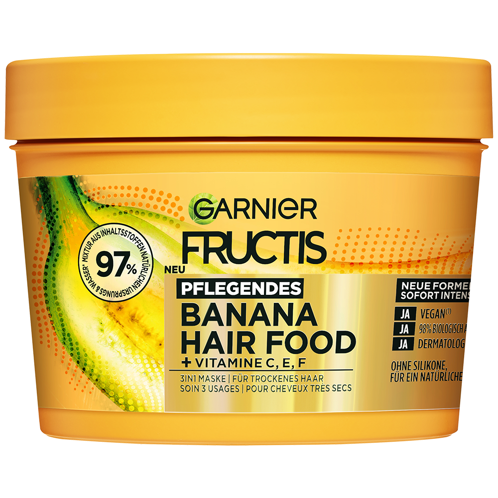 Bild: GARNIER FRUCTIS Pflegendes Banana Hair Food 3in1 Maske