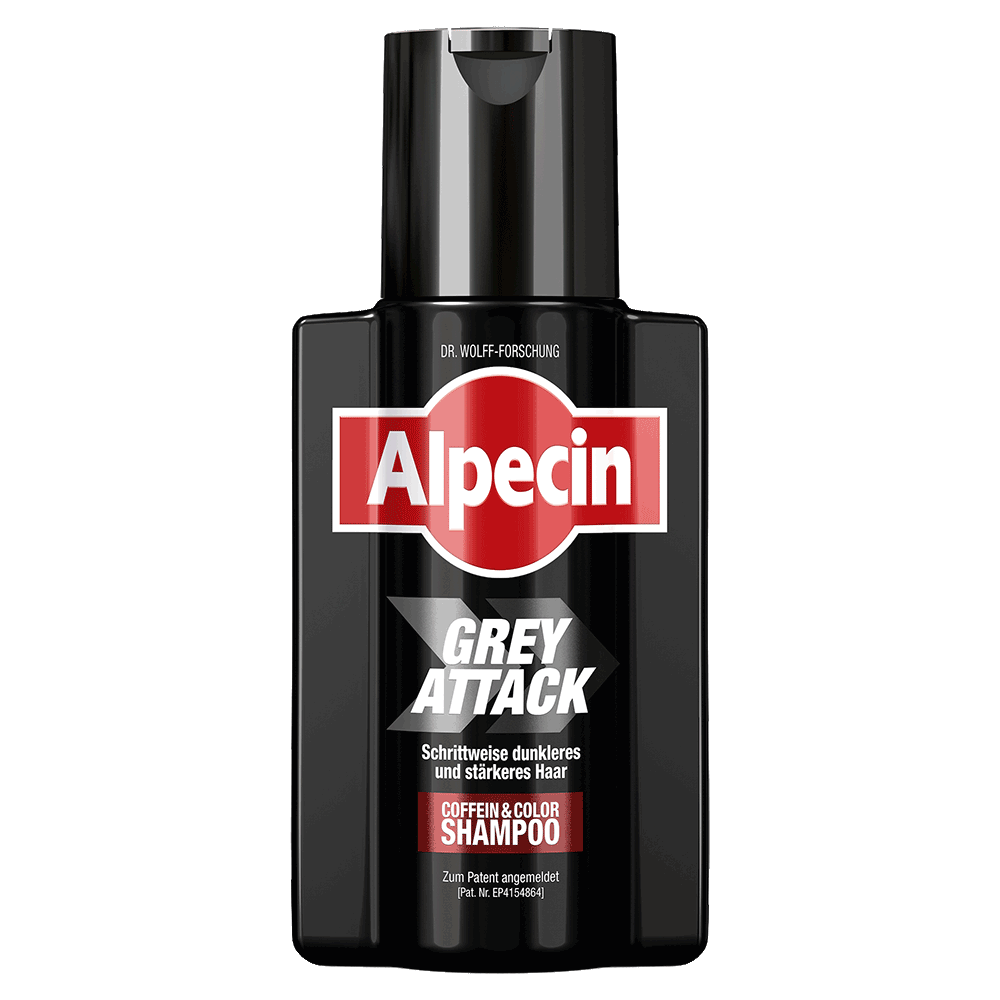 Bild: Alpecin Grey Attack Coffein & Color Shampoo