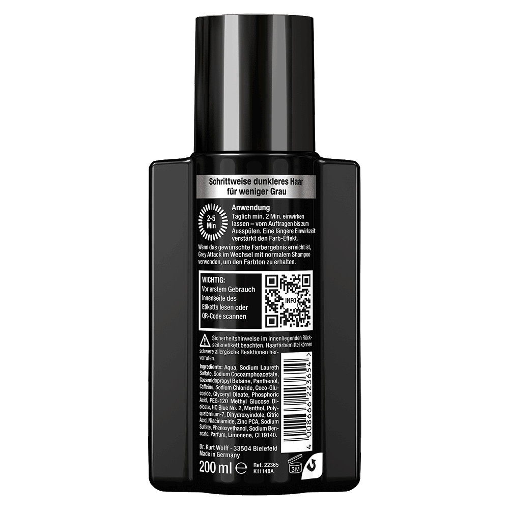 Bild: Alpecin Grey Attack Coffein & Color Shampoo