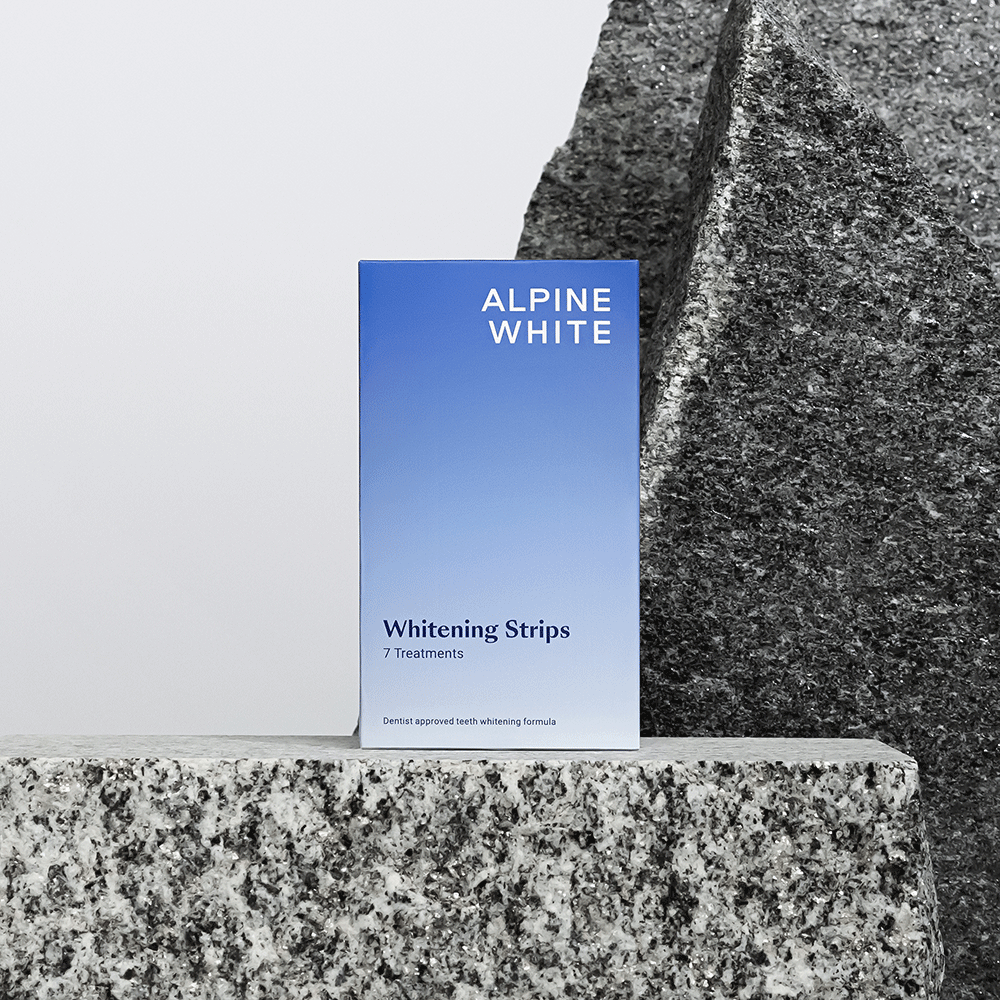 Bild: Alpine White Whitening Strips Zahnaufhellung