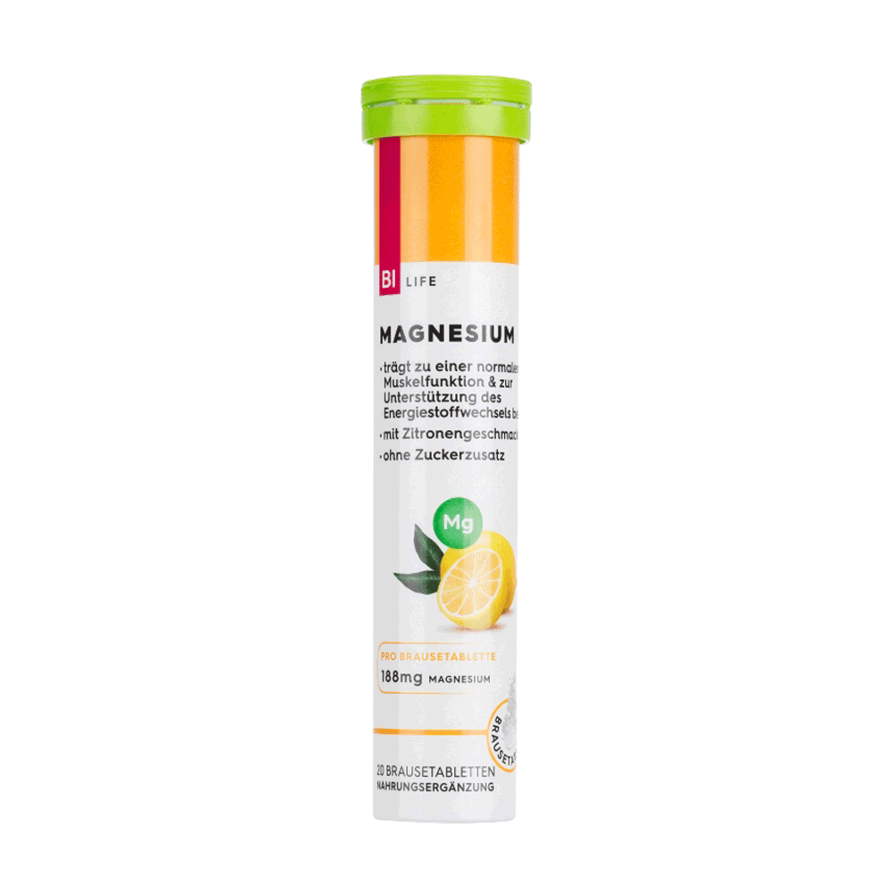 Bild: BI LIFE Magnesium Brausetablette