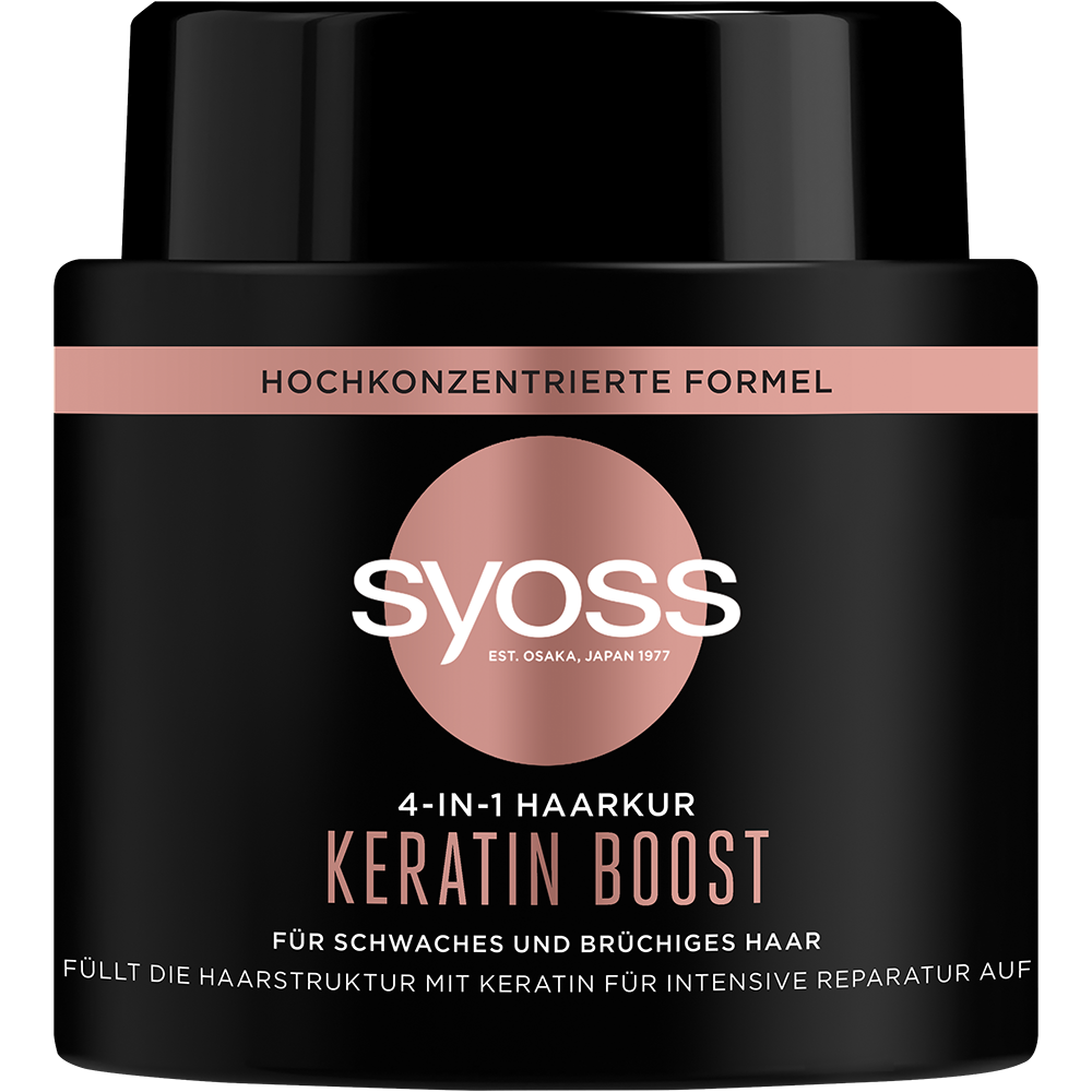 Bild: syoss 4in1 Haarkur Keratin Boost