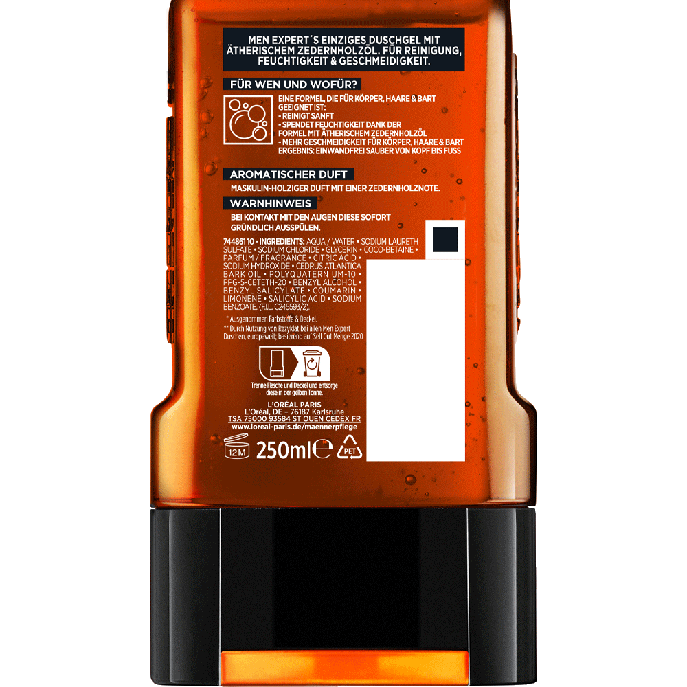 Bild: L'ORÉAL PARIS MEN EXPERT Duschgel Barber Club