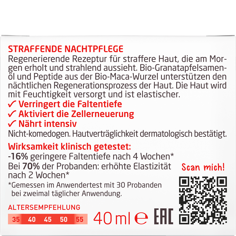Bild: WELEDA Straffende Nachtpflege Granatapfel & Maca- Peptide