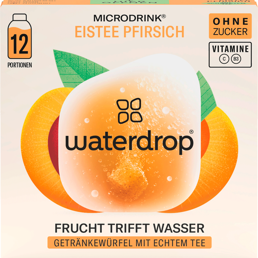 Bild: waterdrop Eistee Pfirsich
