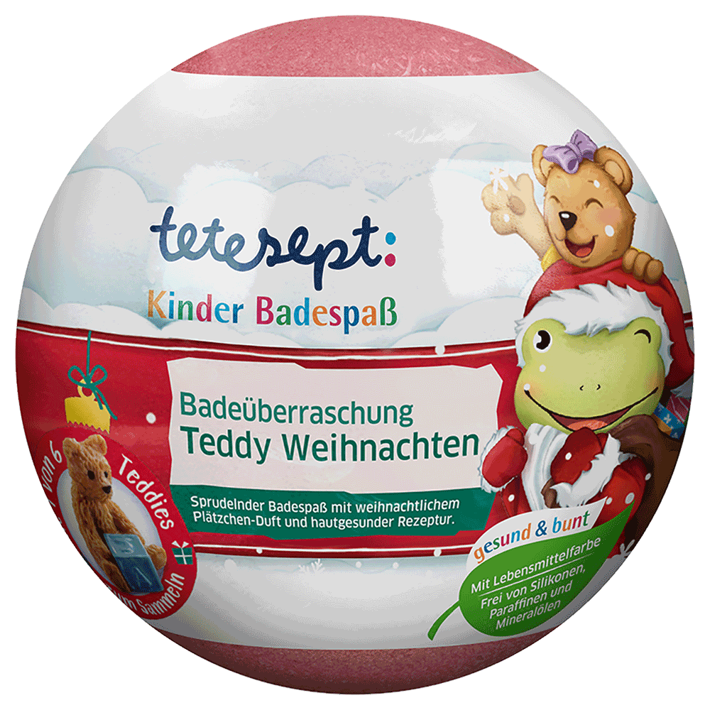 Bild: tetesept: Kinder Badespaß Teddy Badeüberraschung Weihnachten 