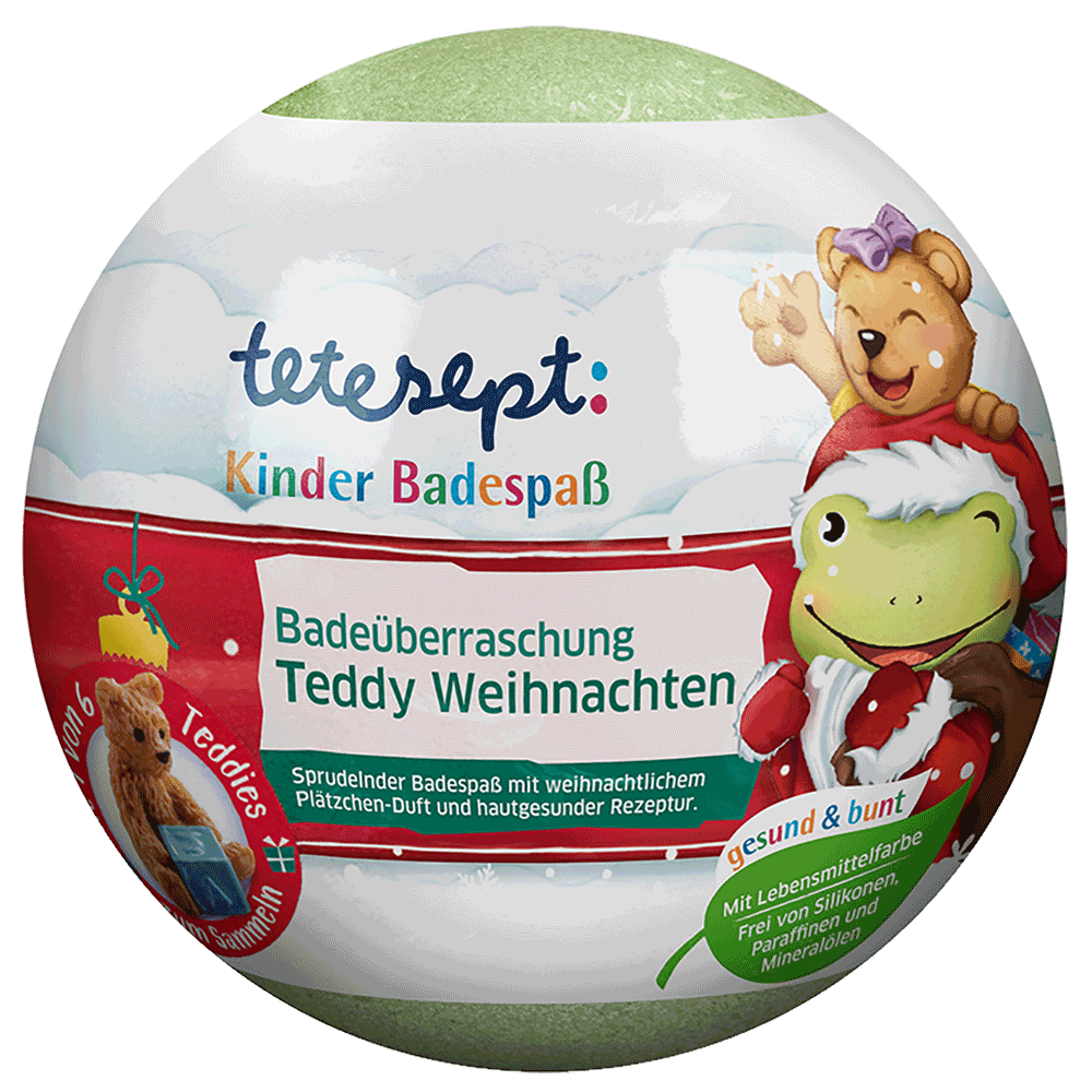 Bild: tetesept: Kinder Badespaß Teddy Badeüberraschung Weihnachten 