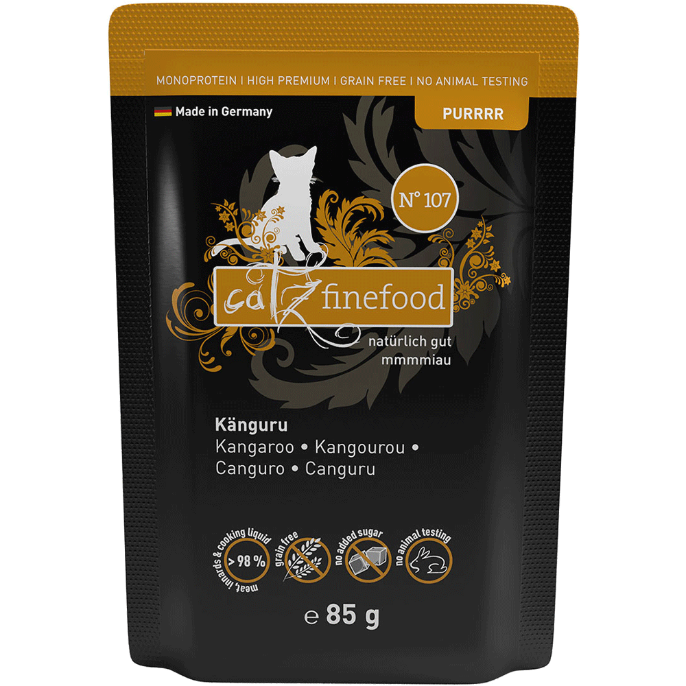 Bild: catz finefood Purrrr Känguru Katzenfutter