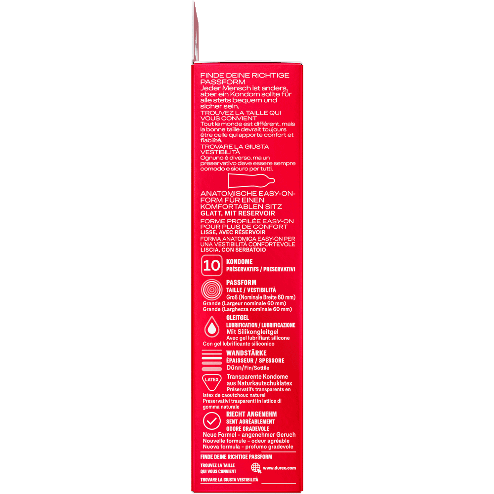 Bild: durex Gefühlsecht XXL