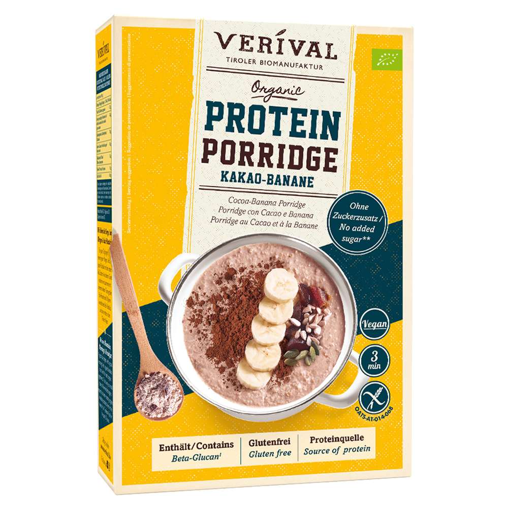 Bild: Verival Protein Porridge Kakao-Banane