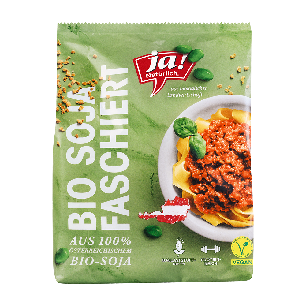 Bild: ja! Natürlich. Bio Soja Faschiert