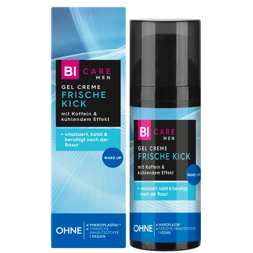 Bild: BI CARE MEN Gel Creme Frische Kick