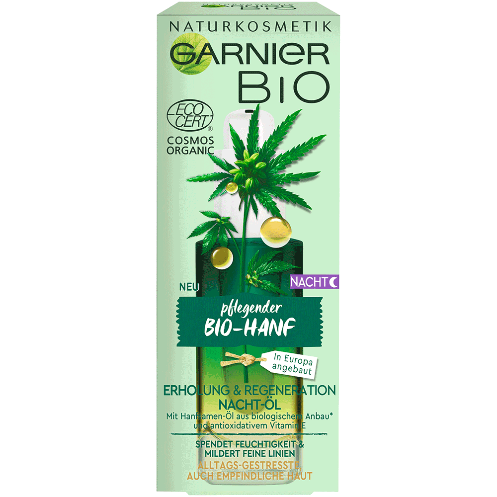 Bild: GARNIER BIO Nachtöl Hanf