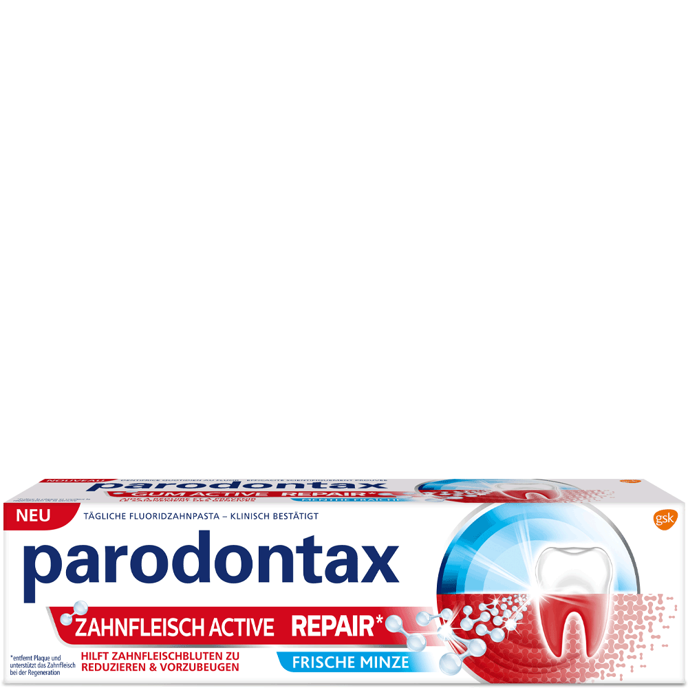 Bild: Parodontax Zahnfleisch Active Repair Zahnpasta Frische Minze