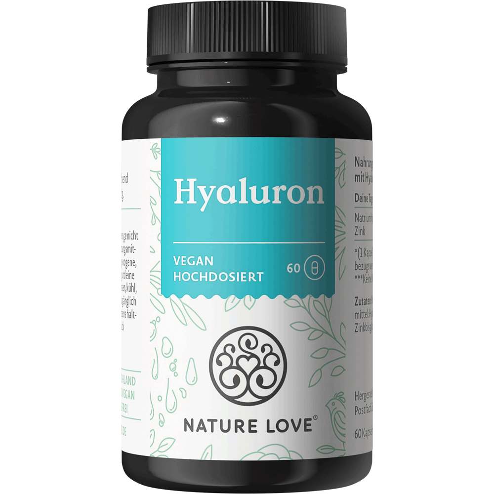 Bild: NATURE LOVE Hyaluron mit Zink