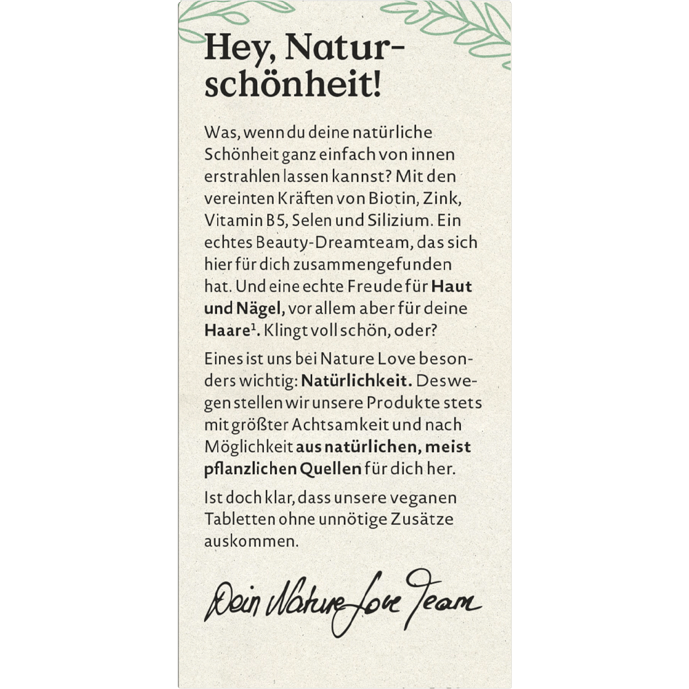 Bild: NATURE LOVE Biotin Komplex