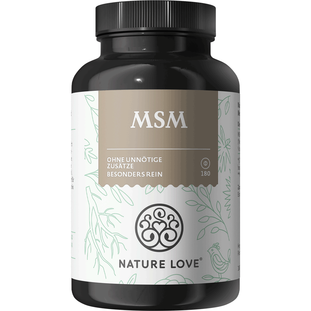 Bild: NATURE LOVE MSM mit Vitamin C